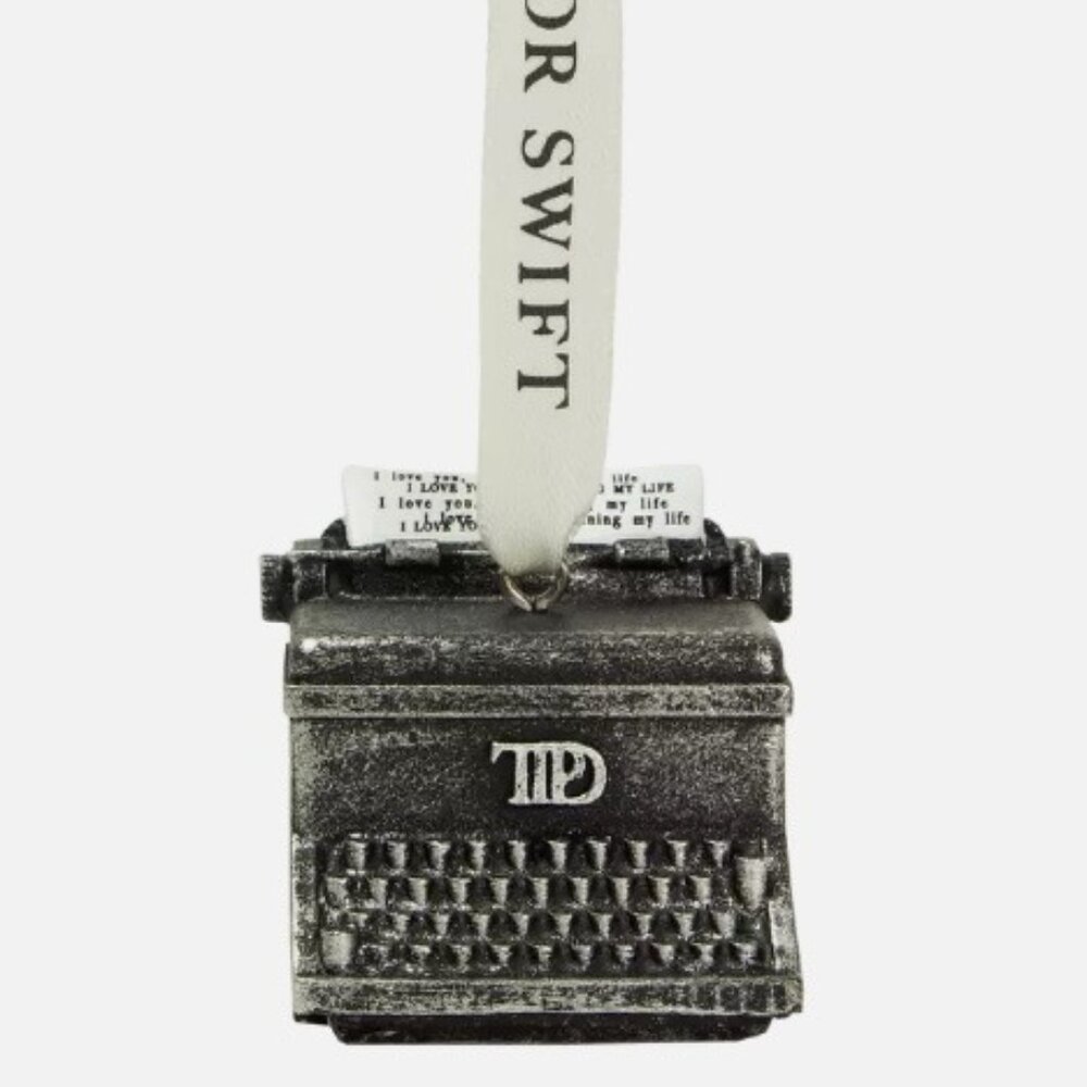 Taylor Swift The Tortured Poets Department TTPD Typewriter Ornament NEW
